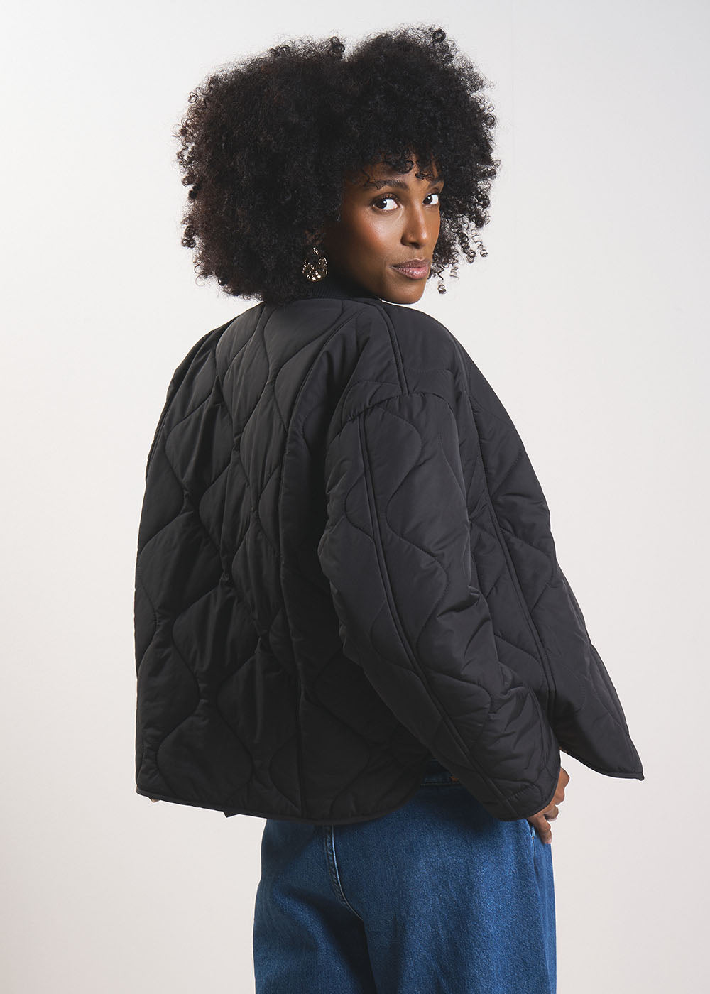 DARIOU Veste matelassée avec doublure intérieure à motif panthère - 3 - Sud Express - Sud Express