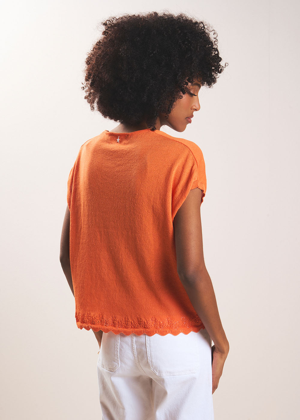 MARGARA Pull sans manches à col V - 3 - Sud Express - Sud Express