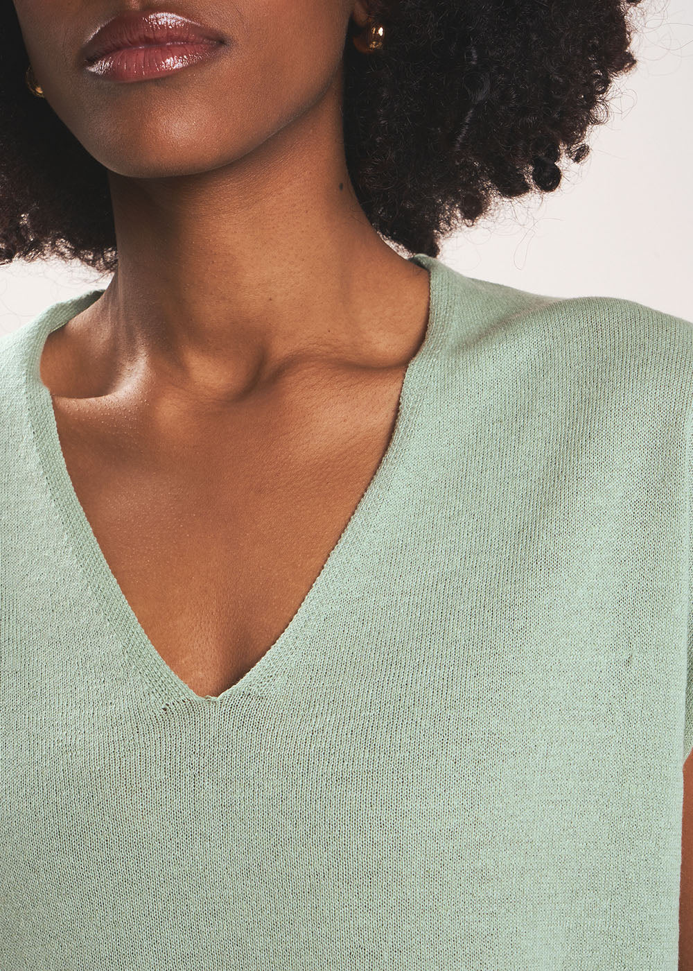 MARGARA Pull sans manches à col V - 2 - Sud Express - Sud Express