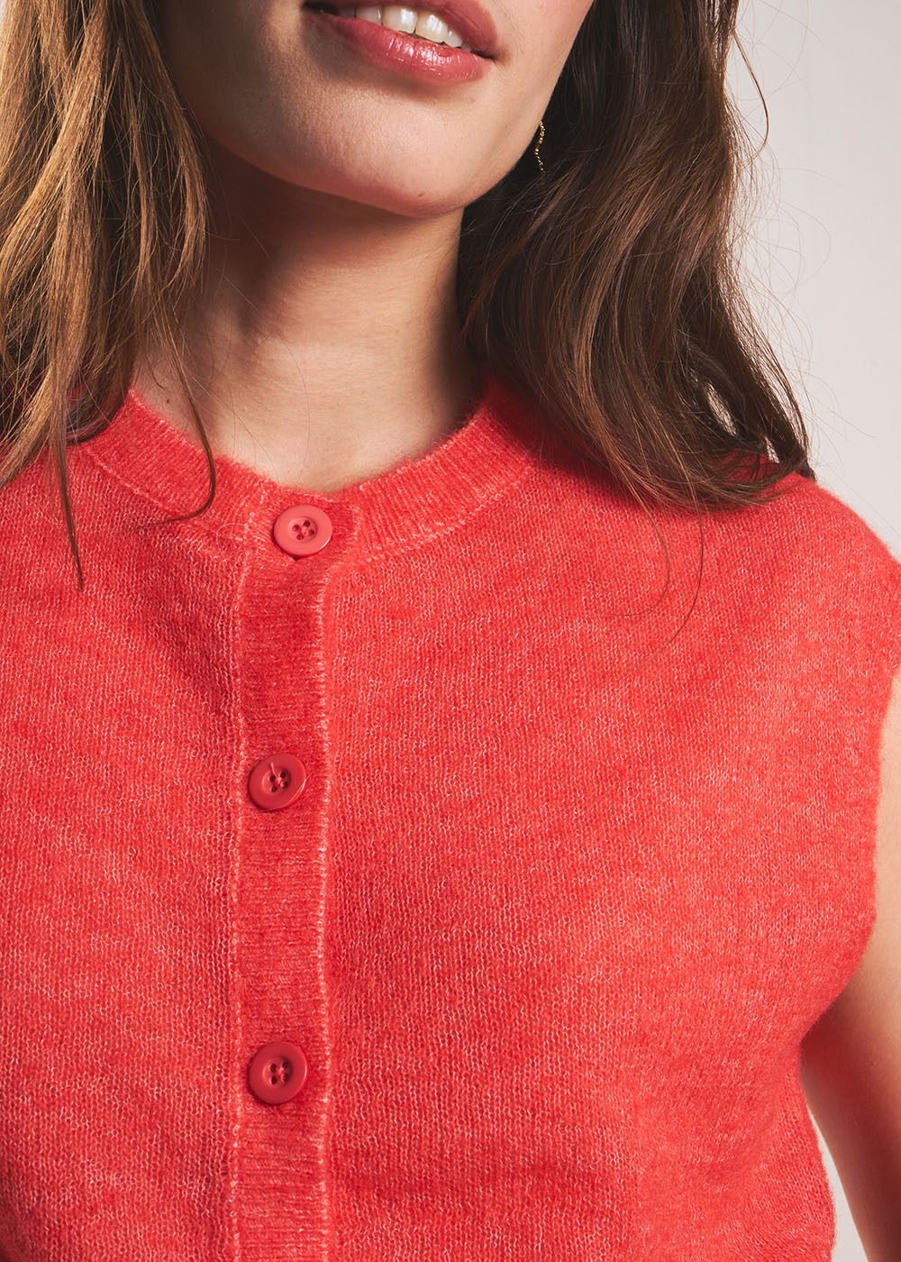 GILETTE Gilet sans manches et col rond - 2 - Sud Express - Sud Express