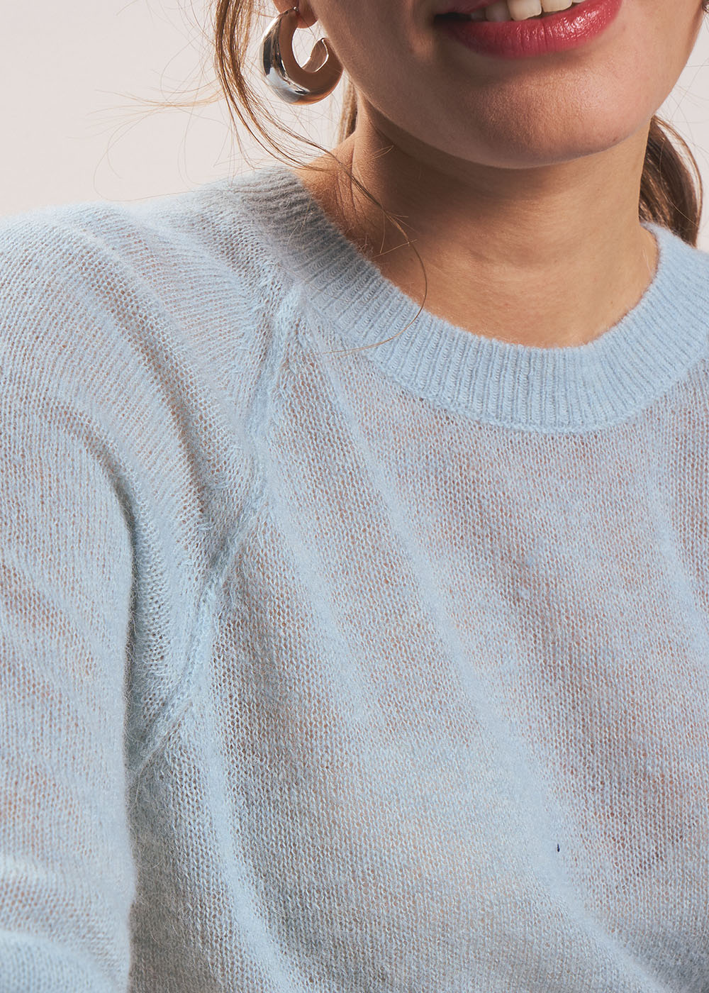 Pull col rond à jeu de nervures - Sud Express - 2 - Sud Express