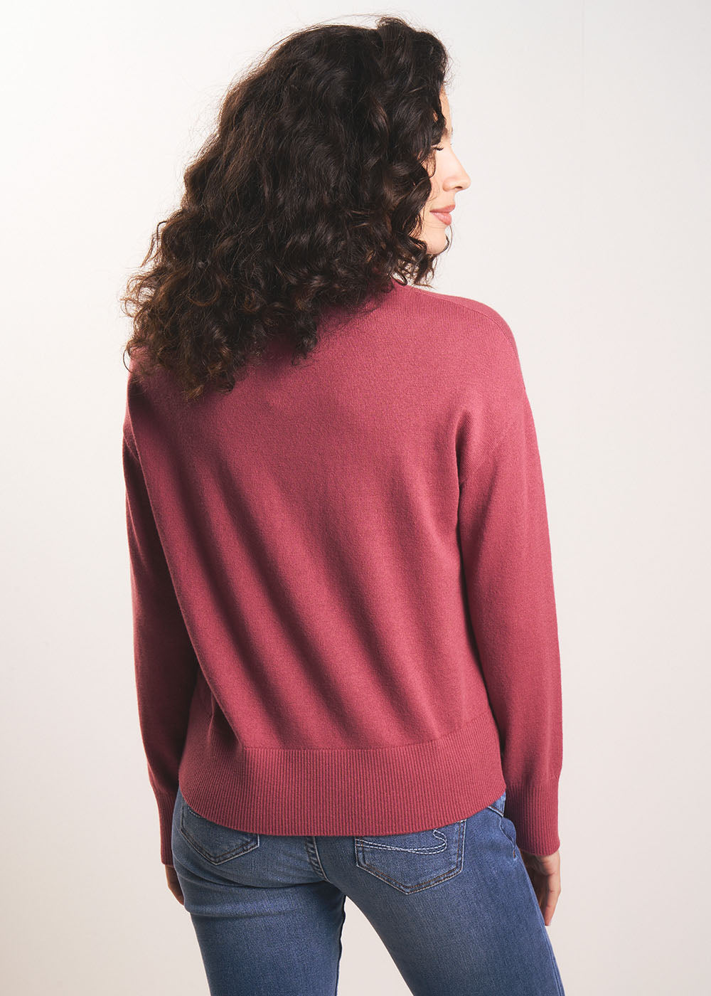 MANEYLA Pull col montant en coton laine - 3 - Sud Express - Sud Express