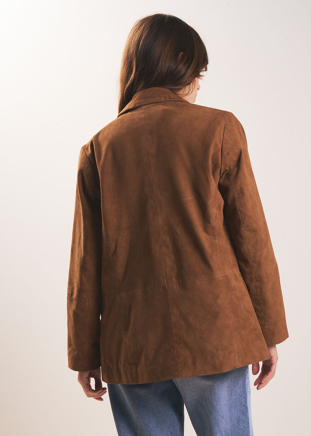 VANESSA Veste mi-longue en cuir - 3 - Sud Express - Sud Express