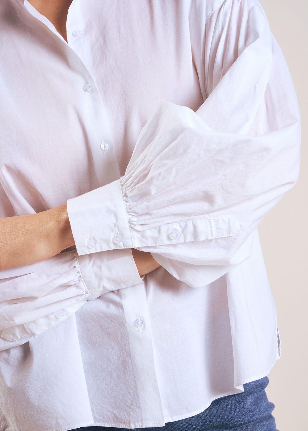 CATALIBA Chemisier en voile de coton à manches longues - 2 - Sud Express - Sud Express