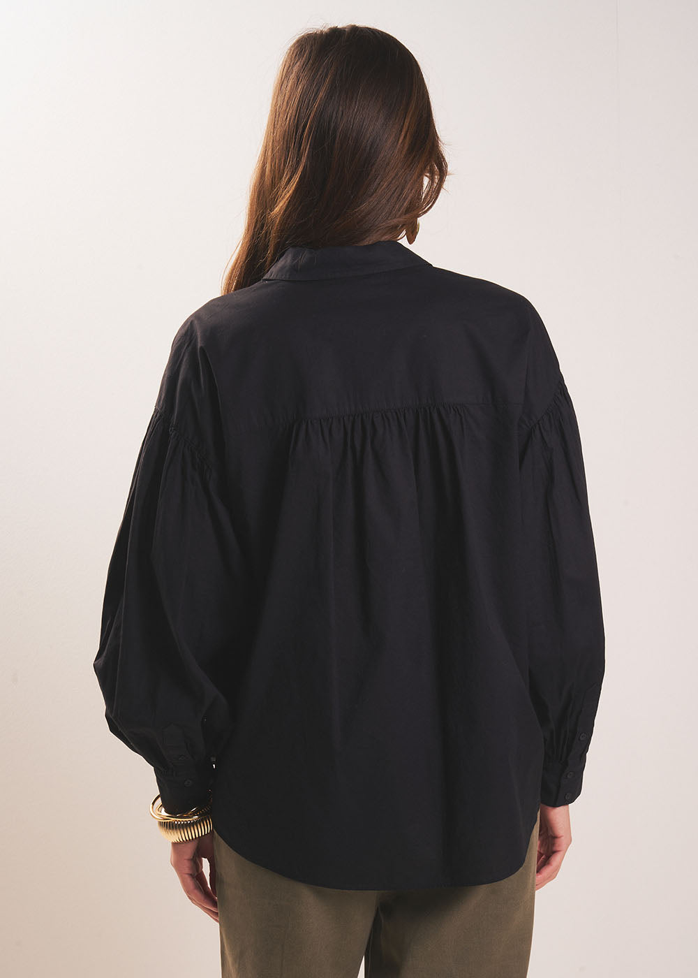 CATALIBA Chemisier en voile de coton à manches longues - 3 - Sud Express - Sud Express