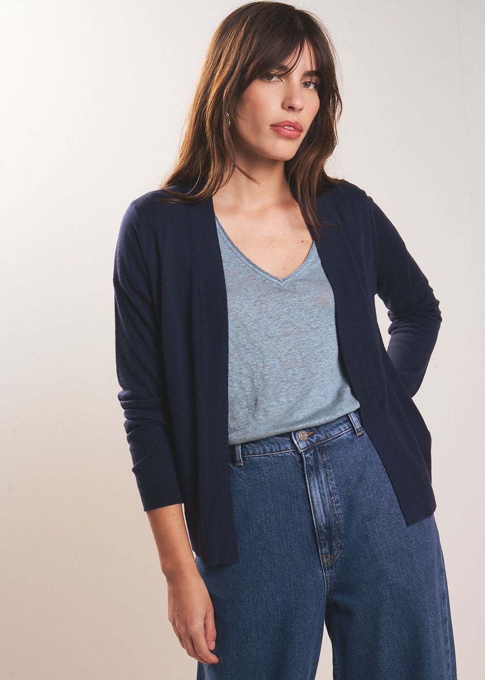 GALDY Gilet à manches longues sans boutons - 4 - Sud Express - Sud Express