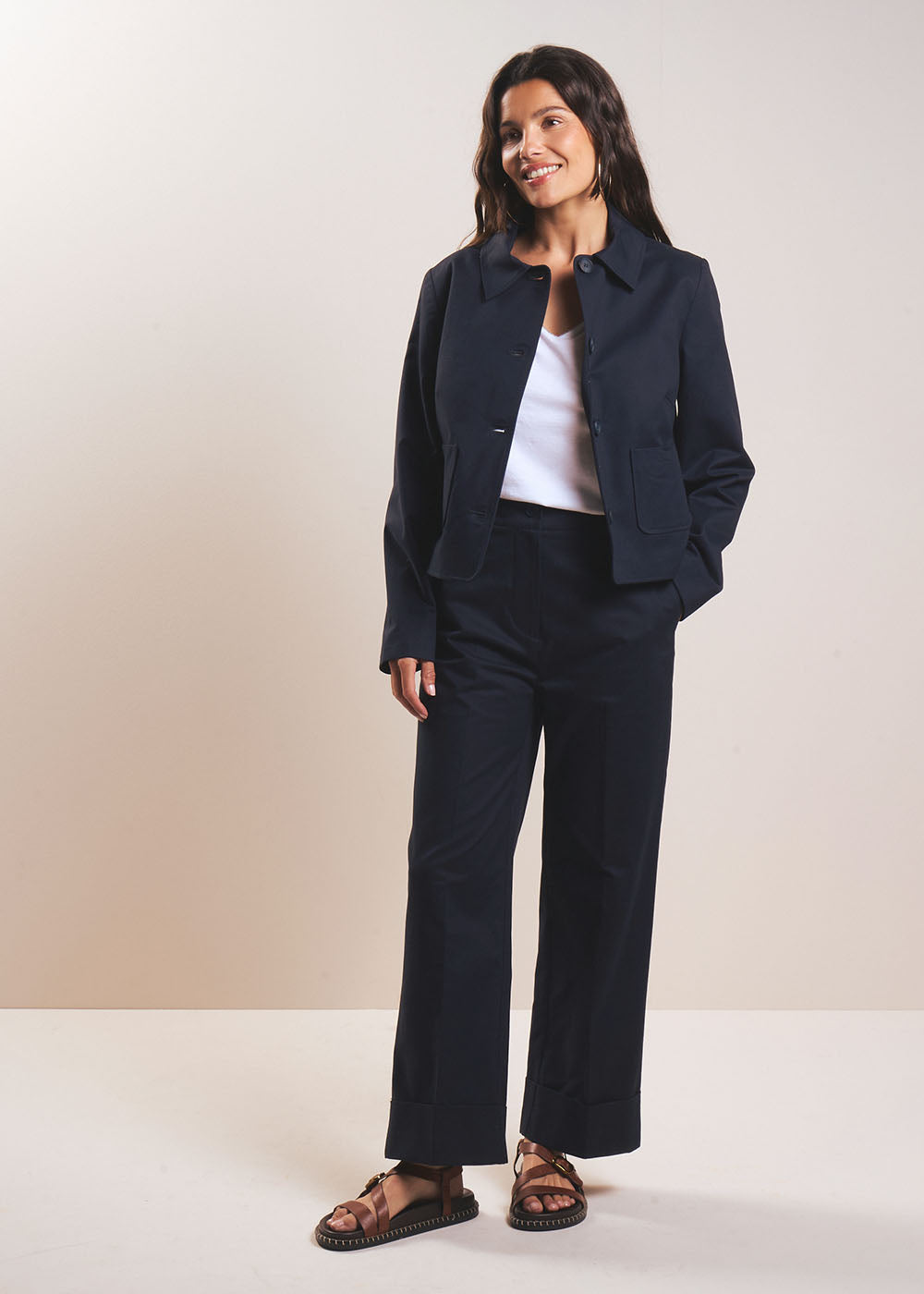 PAPILLE Pantalon droit taille haute - 1 - Sud Express - Sud Express