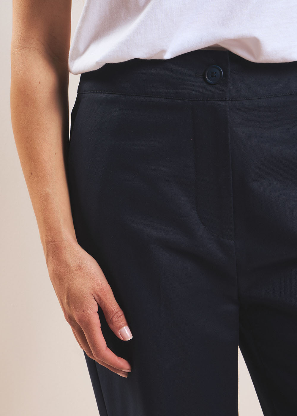 PAPILLE Pantalon droit taille haute - 2 - Sud Express - Sud Express