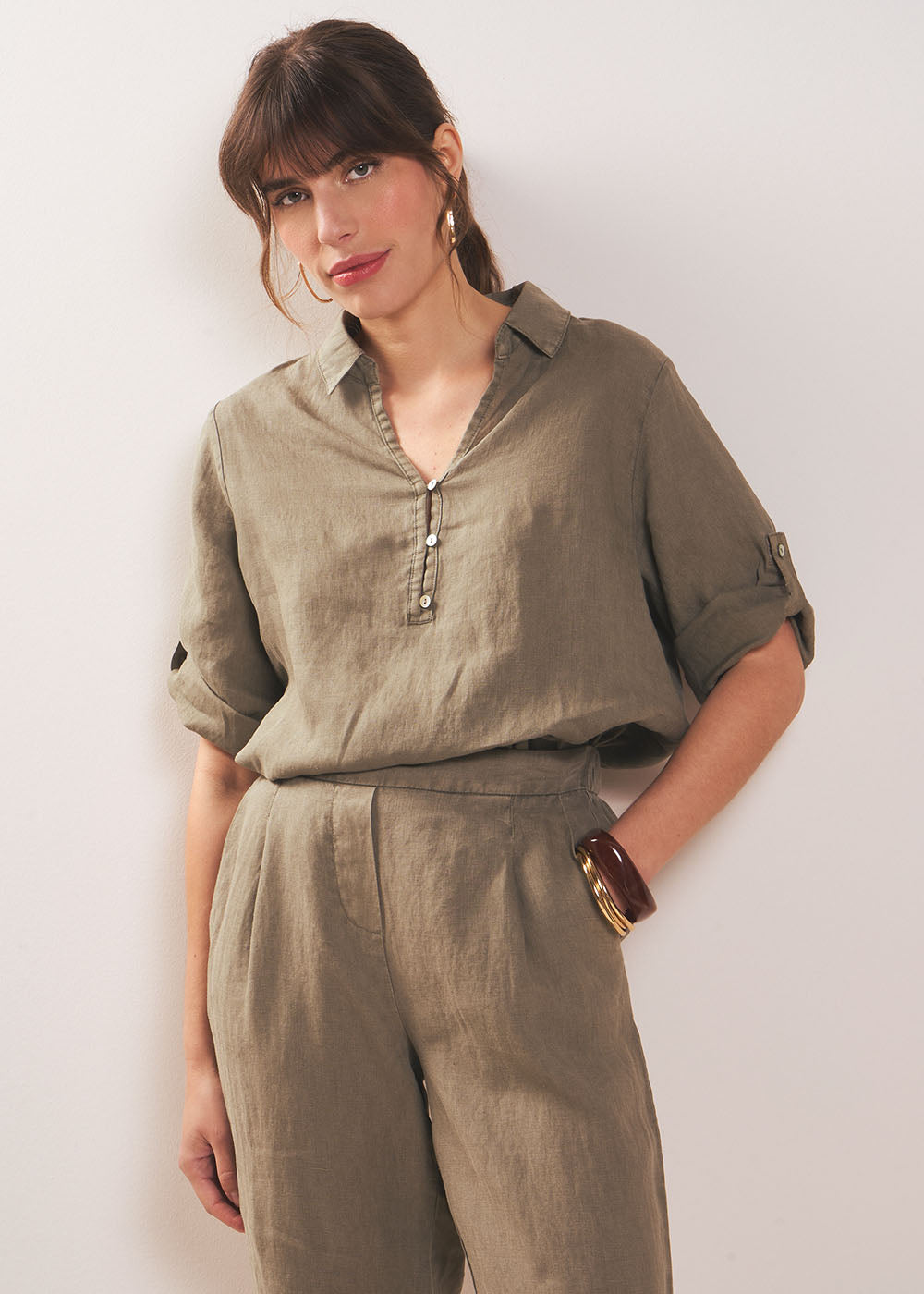 TAVILA Blouse en lin - 1 - Sud Express - Sud Express