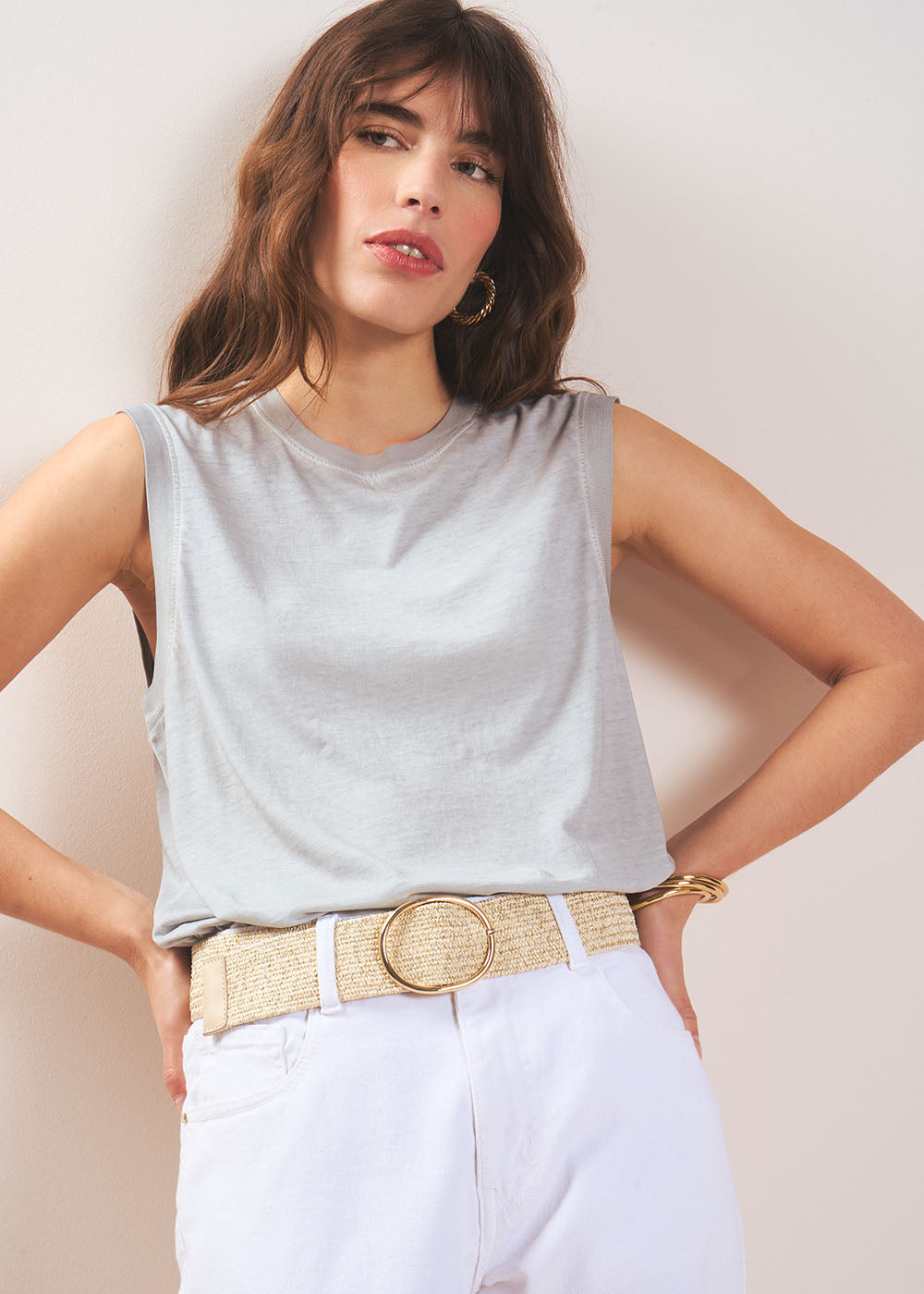 DIMBA Tee-shirt sans manches en coton - 4 - Sud Express - Sud Express