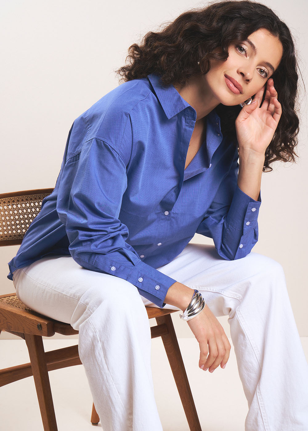 CALYNA Chemise oversize à manches longues - 1 - Sud Express - Sud Express