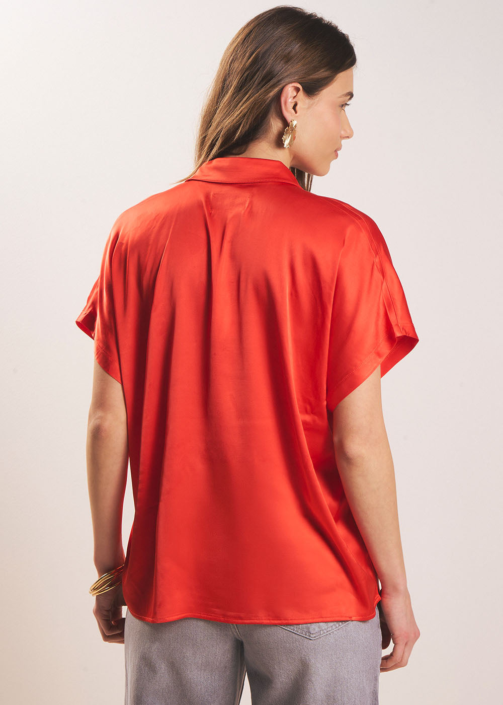 TOSKANO Blouse fluide satinée - 3 - Sud Express - Sud Express