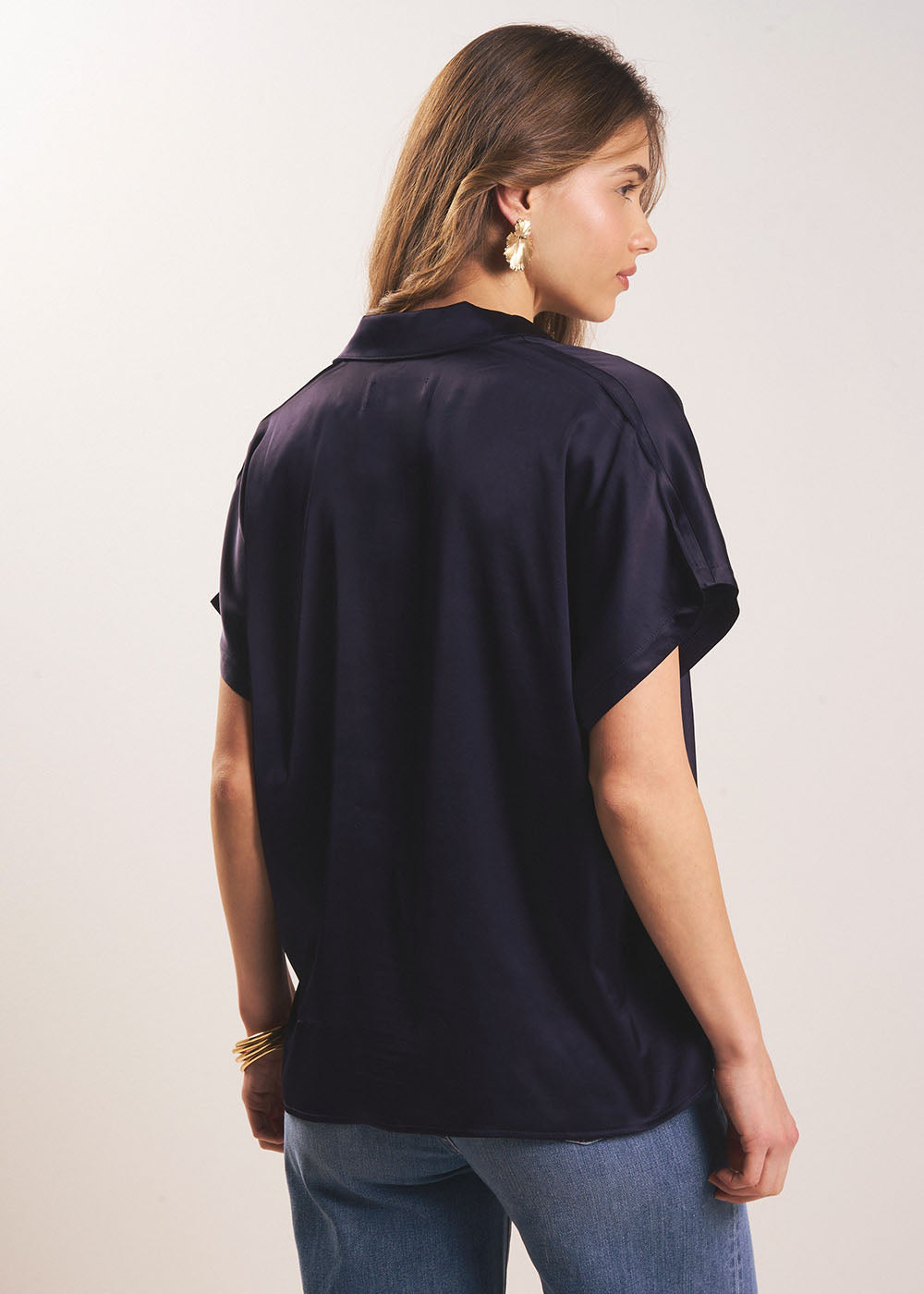 TOSKANO Blouse fluide satinée - 3 - Sud Express - Sud Express