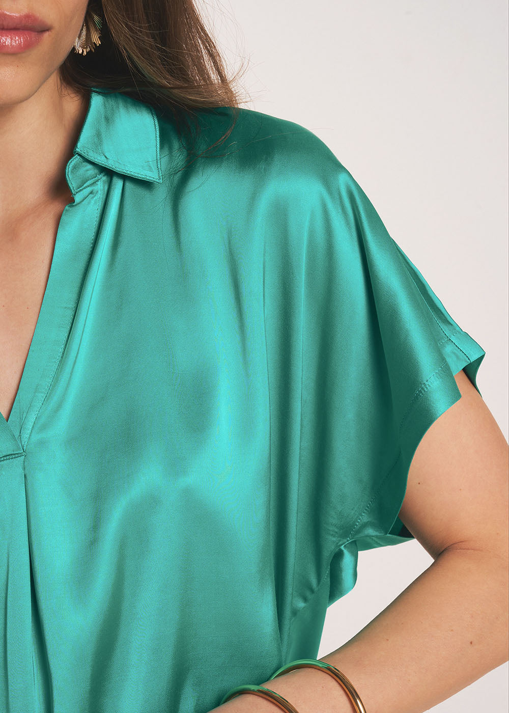 TOSKANO Blouse fluide satinée - 2 - Sud Express - Sud Express