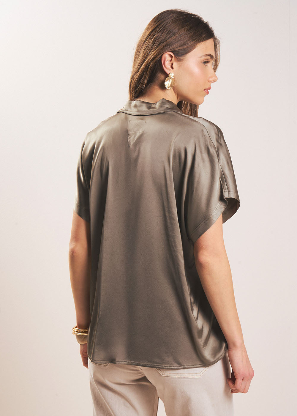 TOSKANO Blouse fluide satinée - 3 - Sud Express - Sud Express