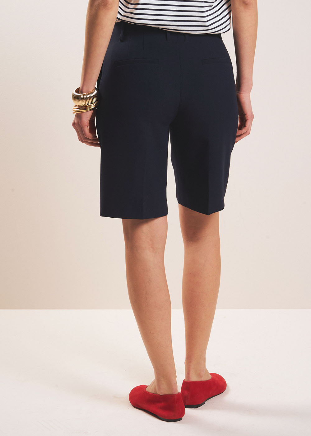 PONTATY Bermuda en crêpe - 3 - Sud Express - Sud Express