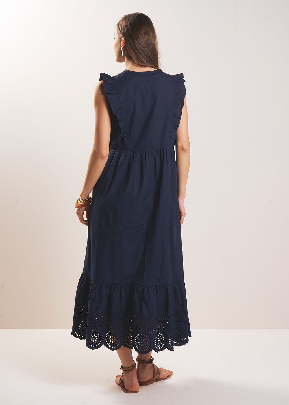 RONELIA Robe longue broderie macramé - 4 - Sud Express - Sud Express