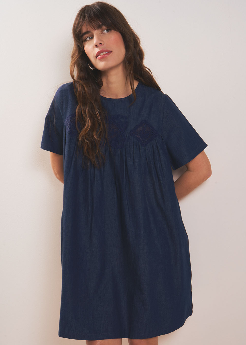 ROUMI Robe courte en denim - 4 - Sud Express - Sud Express