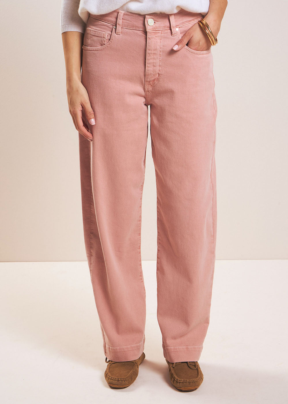 BLOOM Jean boyfriend à jambe large droite - 1 - Sud Express - Sud Express