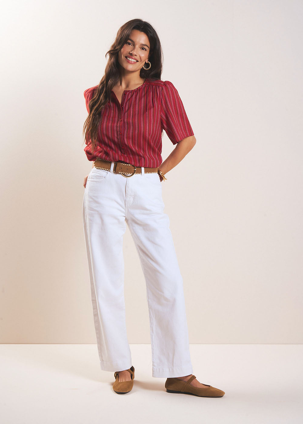 BLOOM Jean boyfriend à jambe large droite - 1 - Sud Express - Sud Express