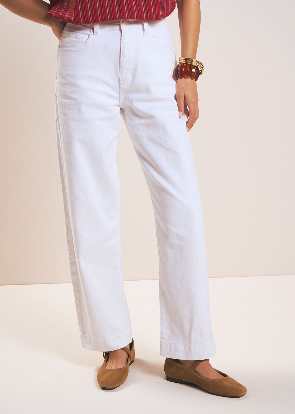 BLOOM Jean boyfriend à jambe large droite - 2 - Sud Express - Sud Express