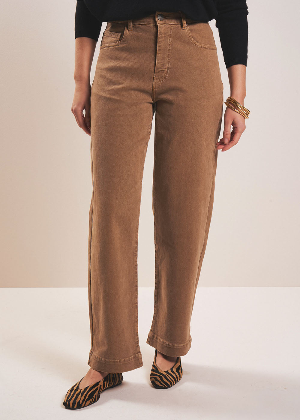 BLOOM Jean boyfriend à jambe large droite - 2 - Sud Express - Sud Express