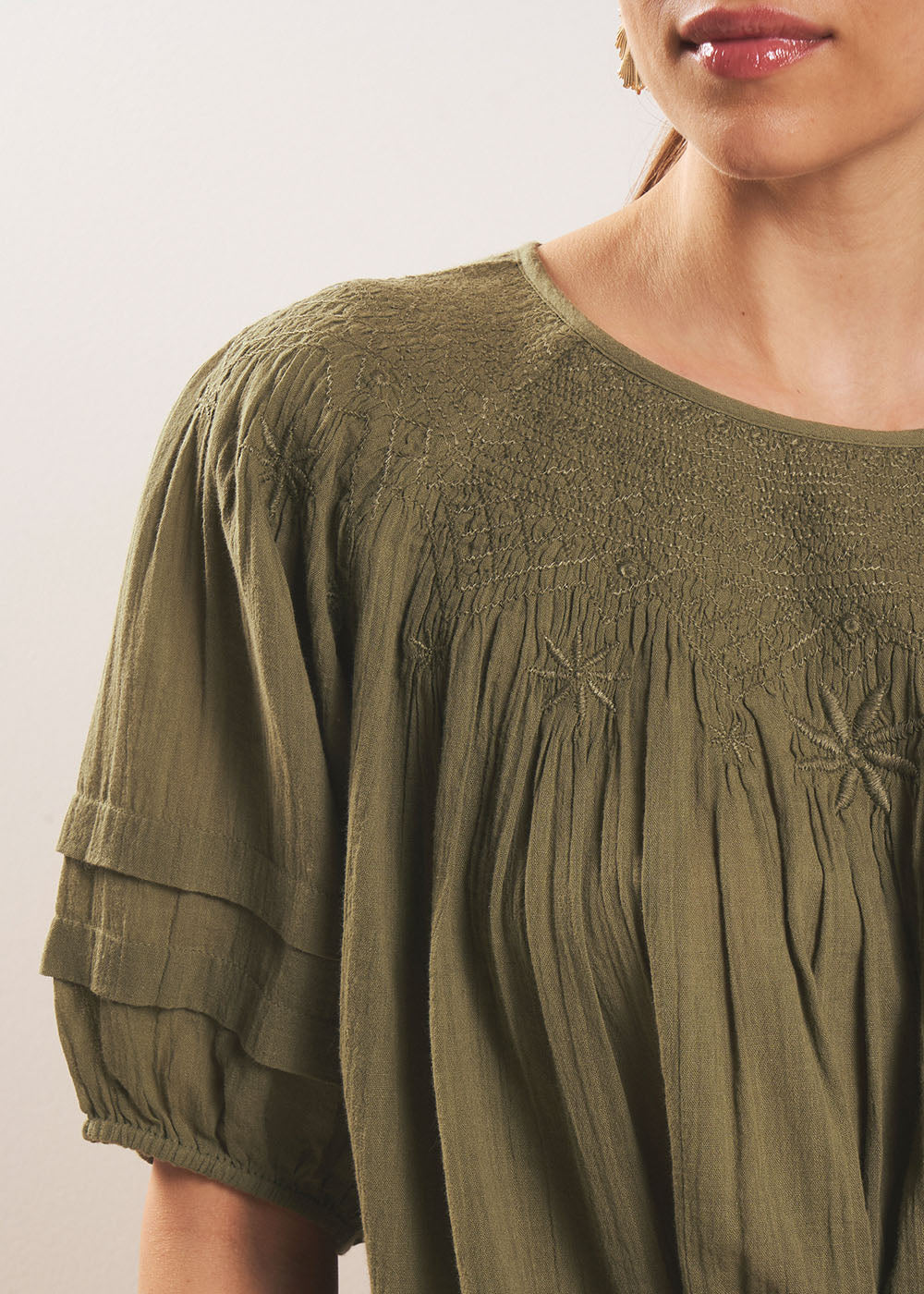 TELYO Blouse smockée - 4 - Sud Express - Sud Express
