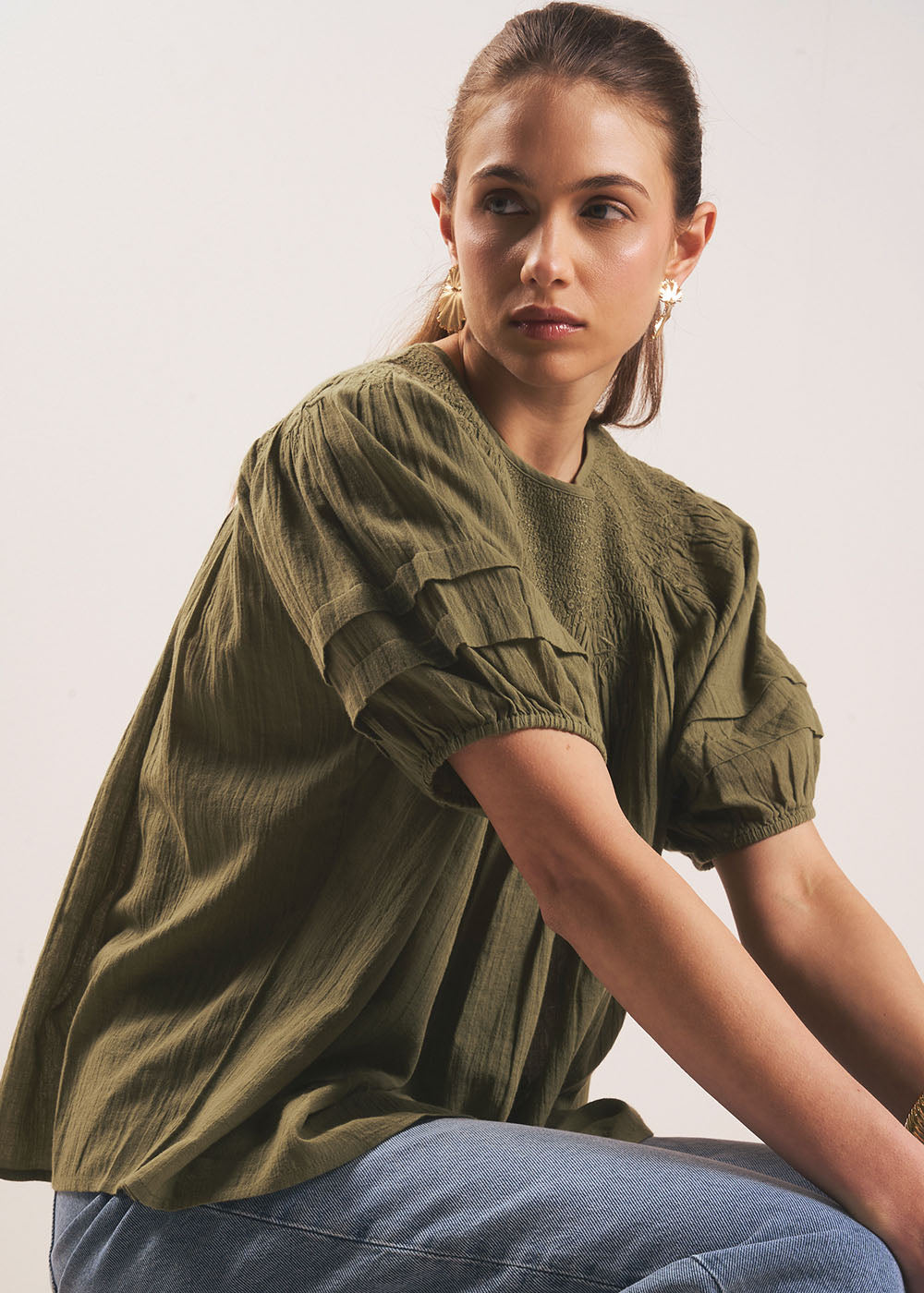 TELYO Blouse smockée - 2 - Sud Express - Sud Express