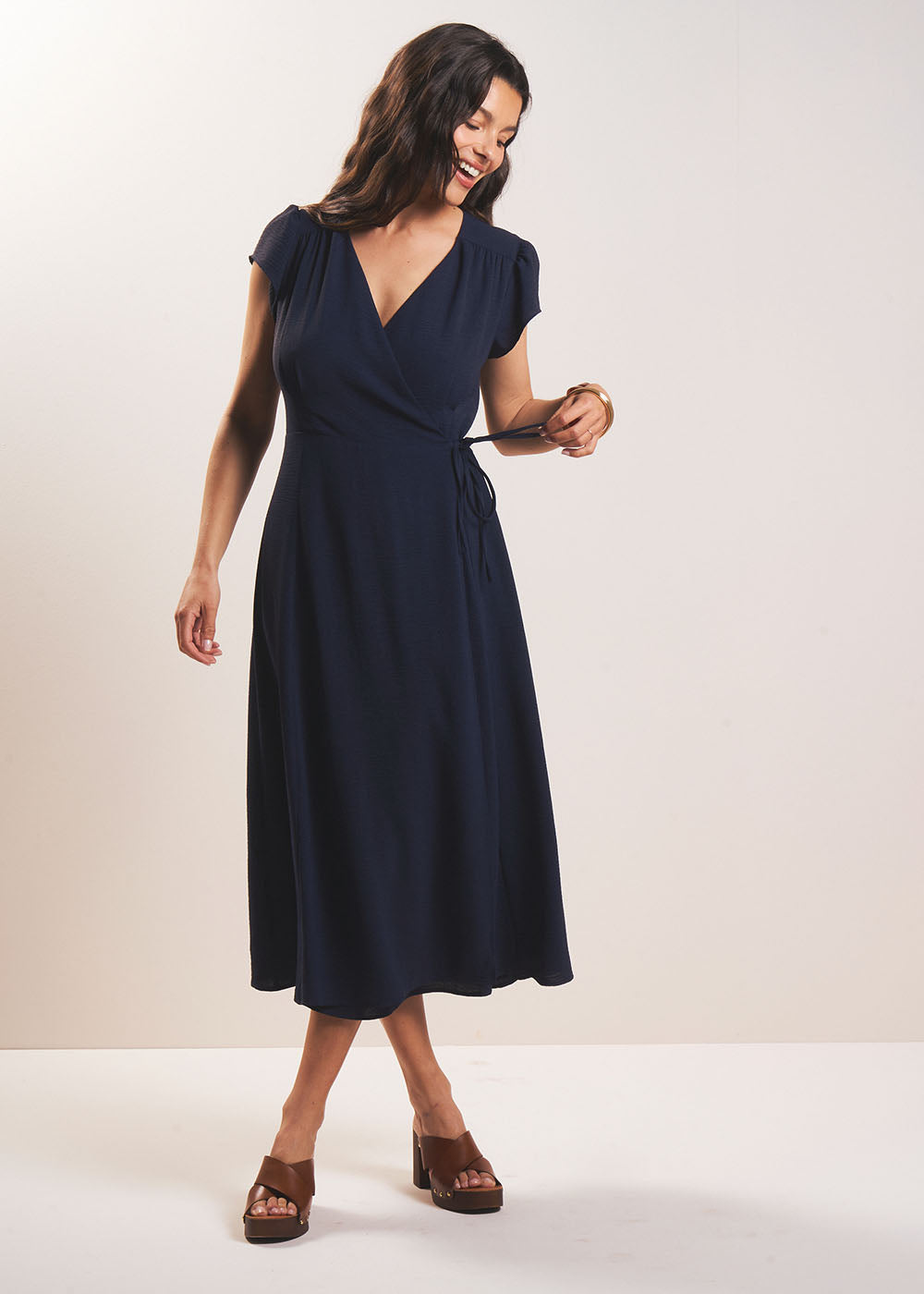 RAPAOLA Robe longue portefeuille fluide - 1 - Sud Express - Sud Express