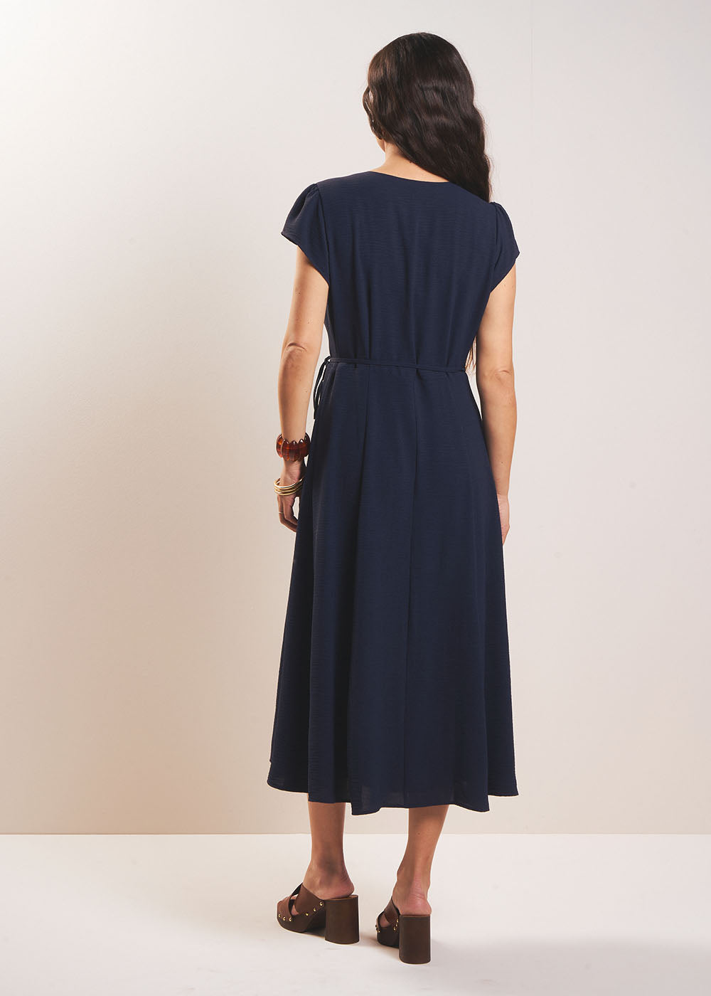 RAPAOLA Robe longue portefeuille fluide - 3 - Sud Express - Sud Express