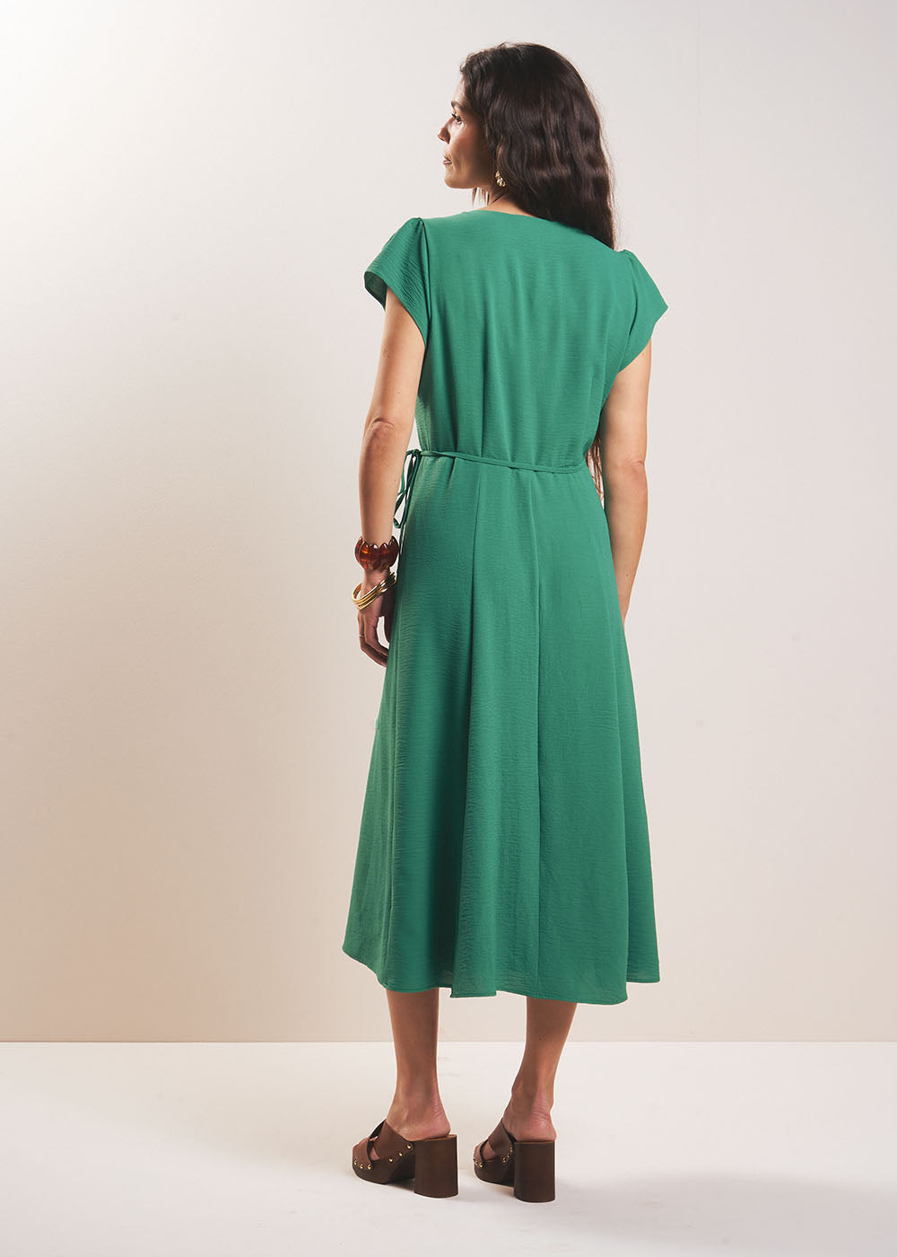 RAPAOLA Robe longue portefeuille fluide - 3 - Sud Express - Sud Express