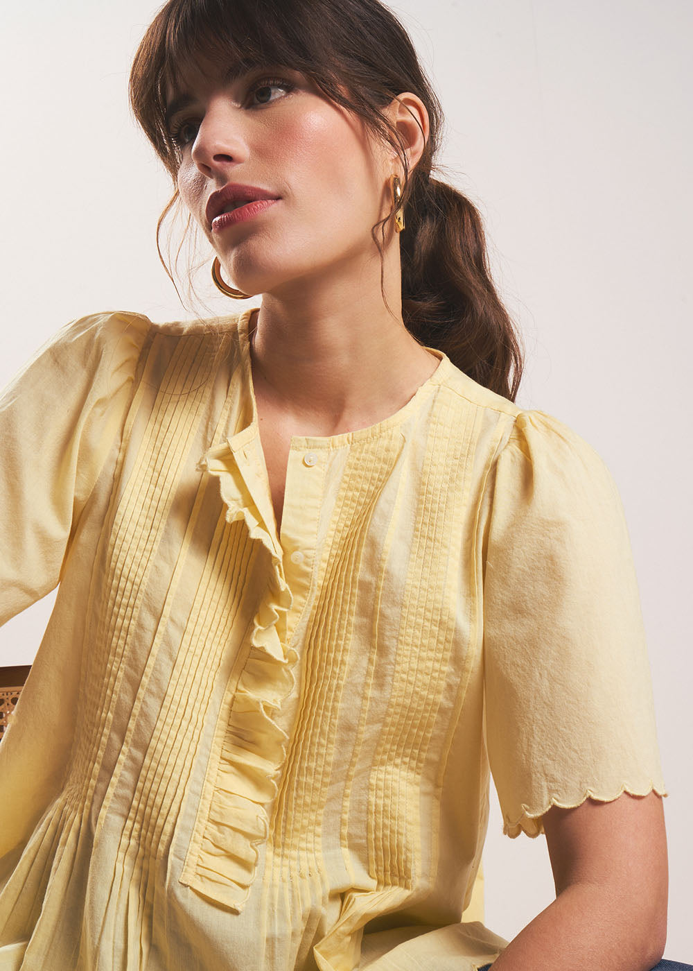 TAURENCE Top en voile de coton - 1 - Sud Express - Sud Express