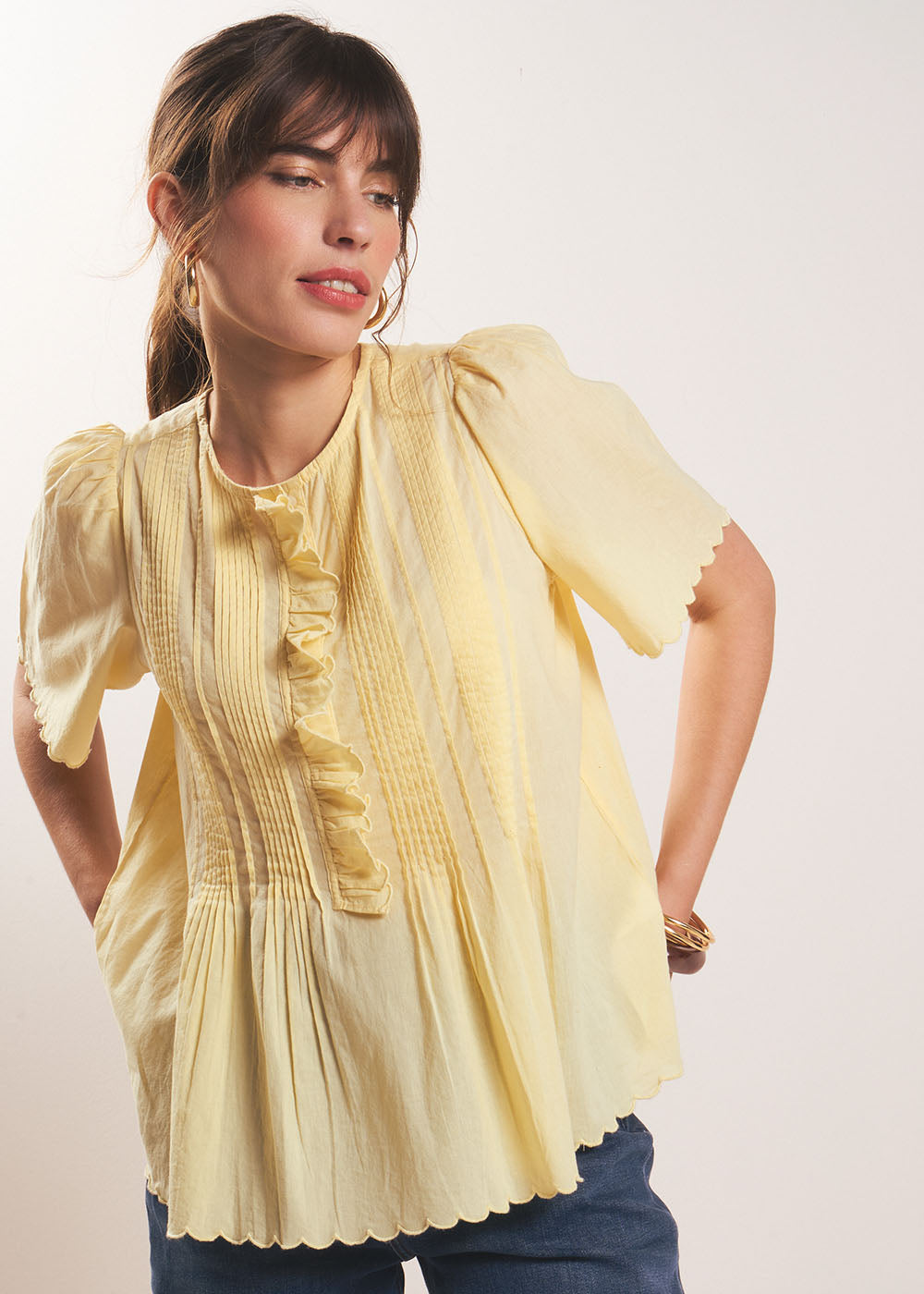 Top en voile de coton - Sud Express - 5 - Sud Express