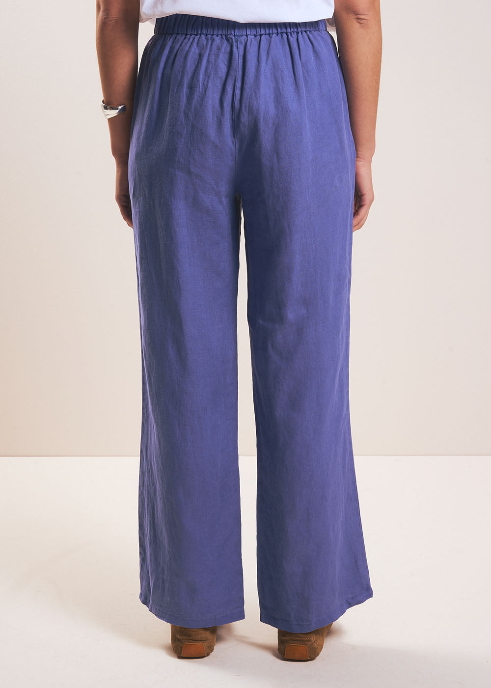 PASKO Pantalon en lin jambe droite - 3 - Sud Express - Sud Express