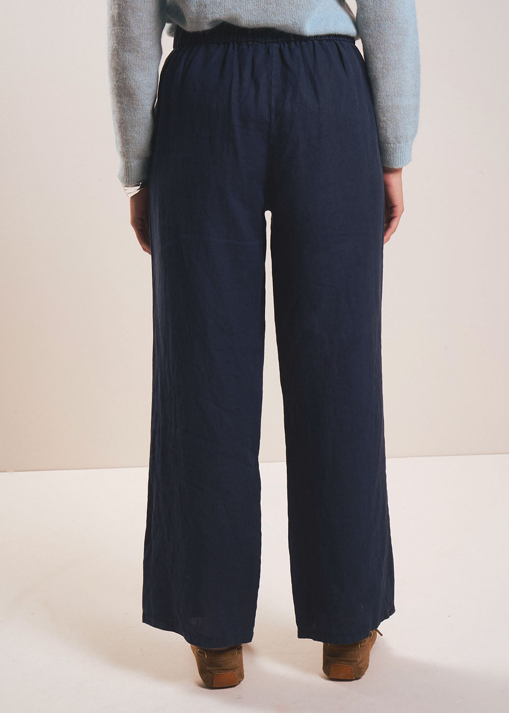 PASKO Pantalon en lin jambe droite - 3 - Sud Express - Sud Express
