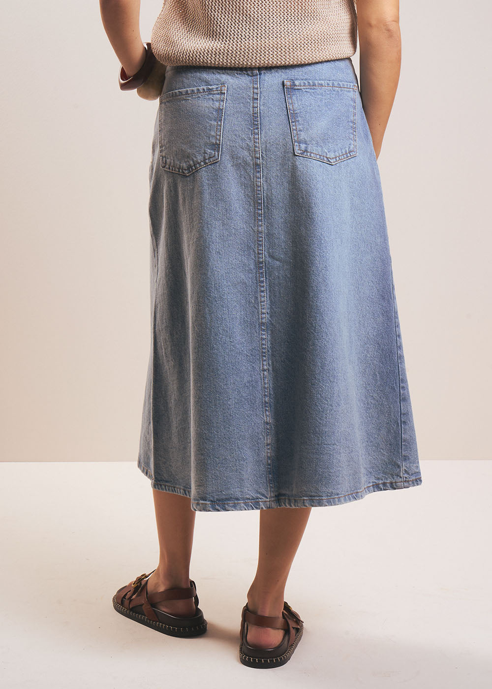 JUSTICE Jupe midi en jean - 3 - Sud Express - Sud Express