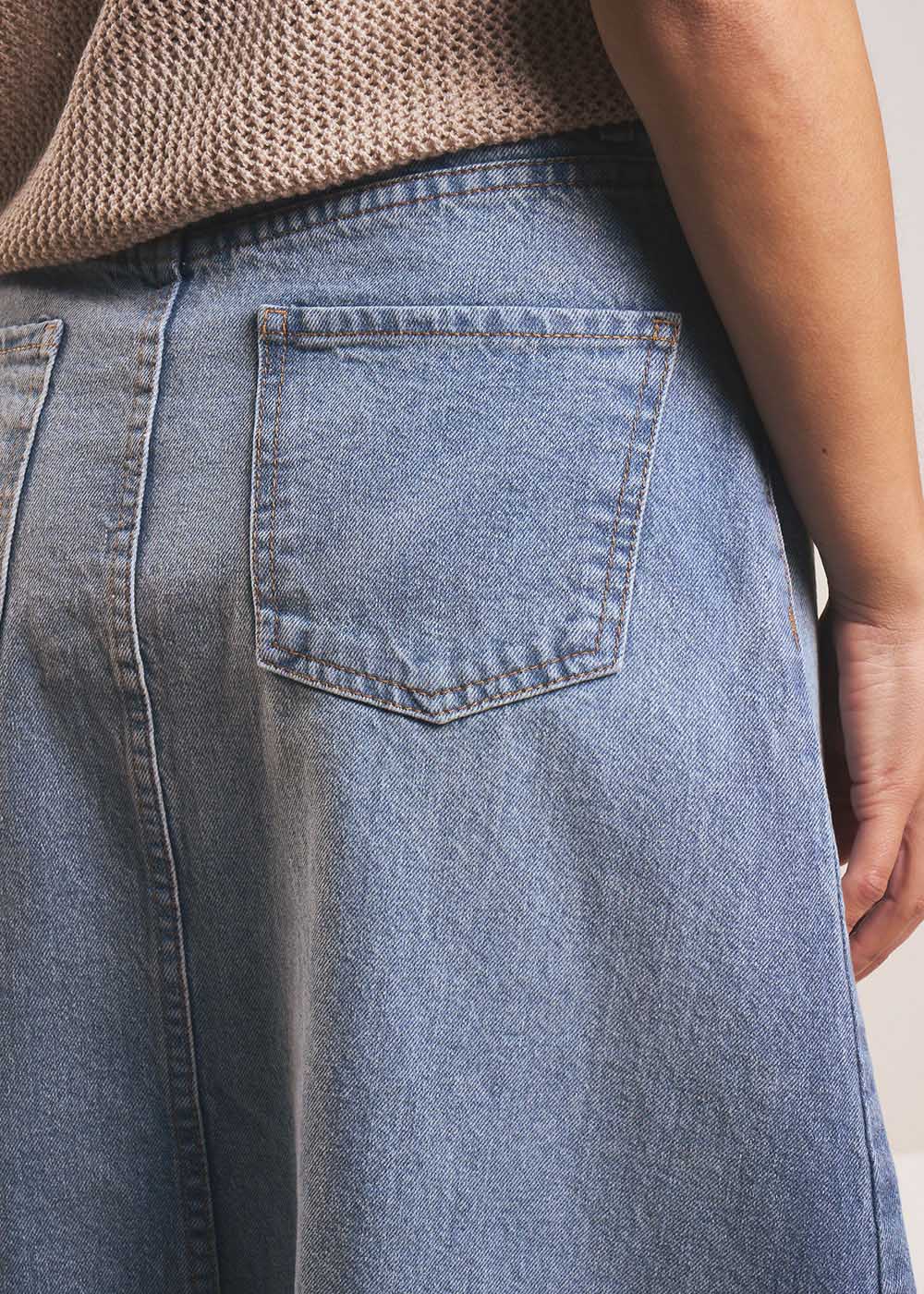 JUSTICE Jupe midi en jean - 4 - Sud Express - Sud Express