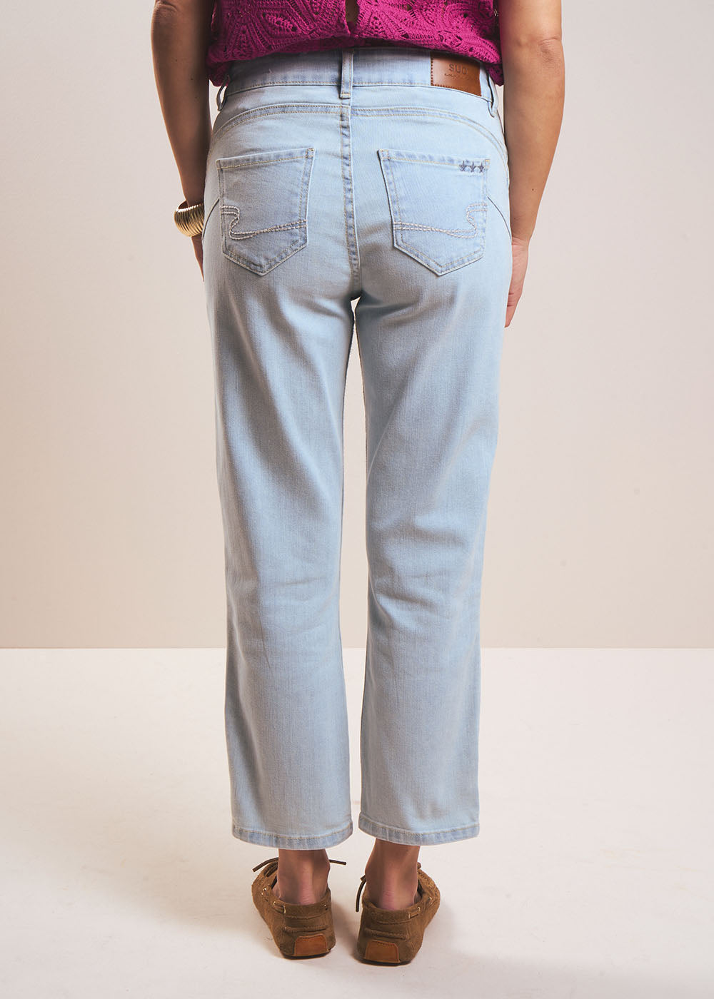 STELLA 7/8 BLEACH Jean slim - 3 - Sud Express - Sud Express
