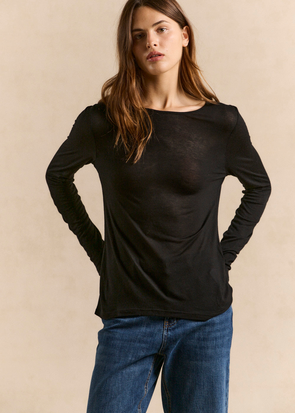 TATUFA Long-sleeved crew-neck T-shirt - 1 - Sud Express - Sud Express