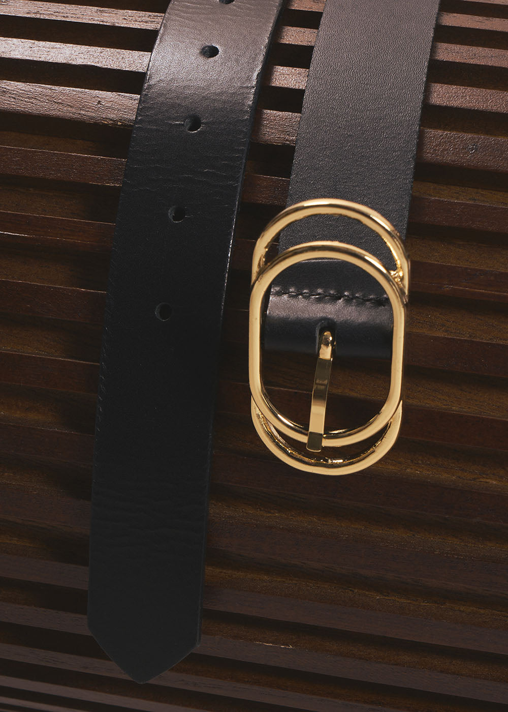 CARIONI Ceinture à double boucle ovale - 1 - Sud Express - Sud Express