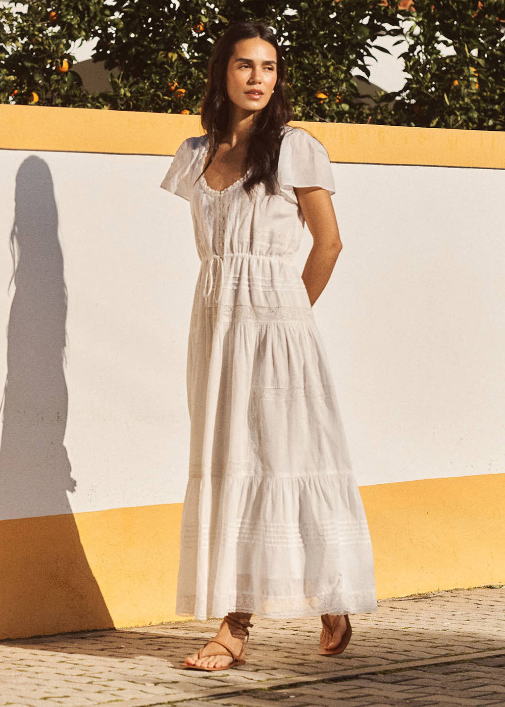 RADNA Robe longue brodée - 1 - Sud Express - Sud Express