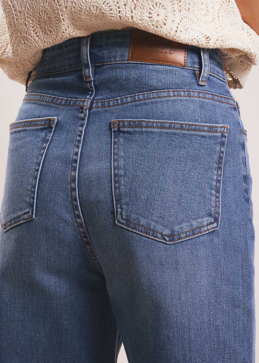 SUZY Jean taille haute coupe large 7/8 - 4 - Sud Express - Sud Express