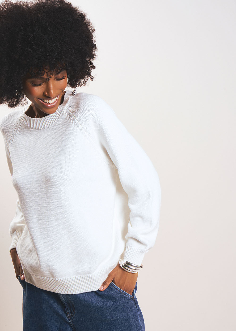 MOUNIALOU Pull col rond en coton - 1 - Sud Express - Sud Express