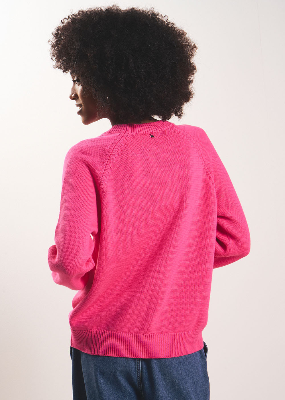 MOUNIALOU Pull col rond en coton - 3 - Sud Express - Sud Express