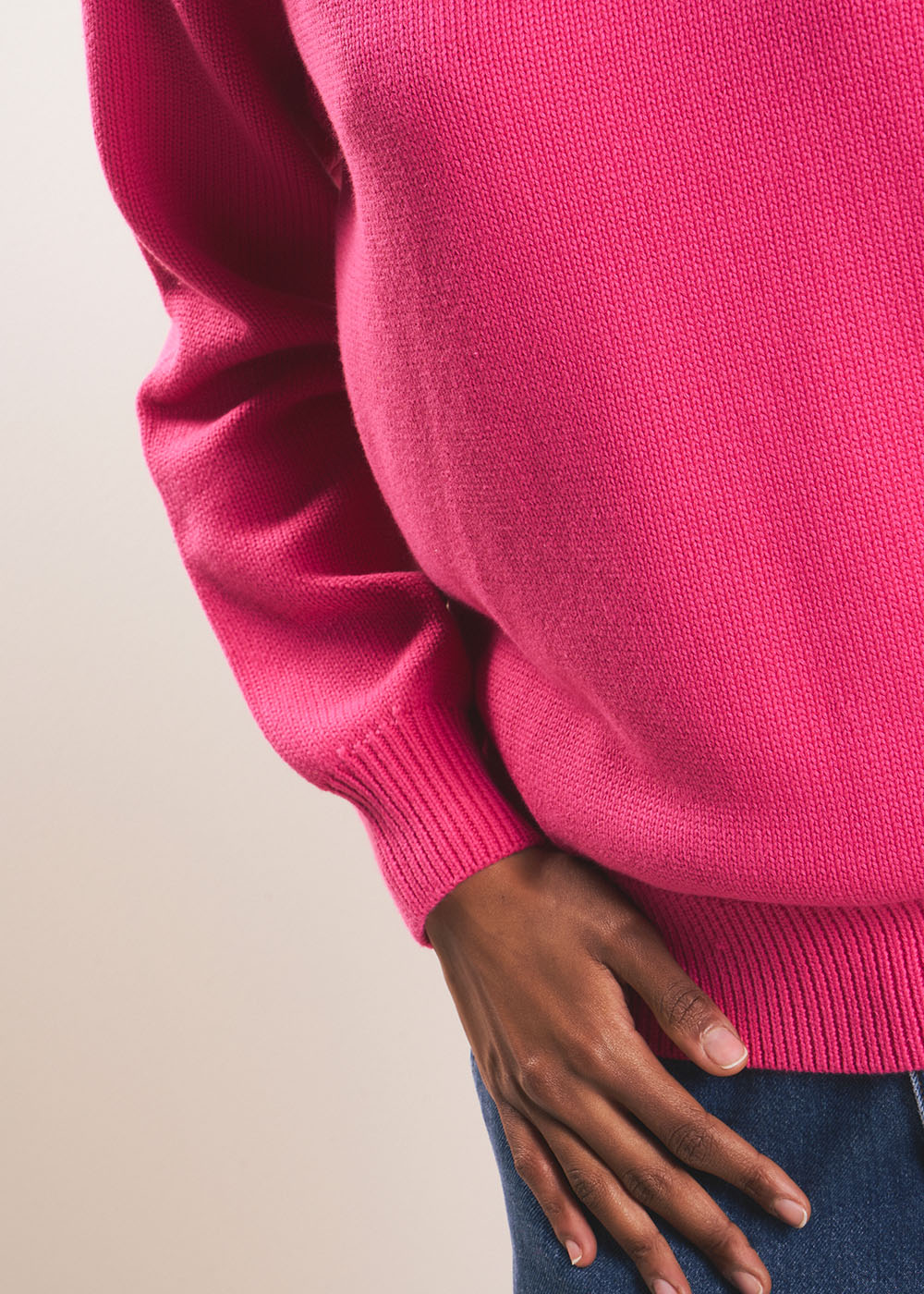 MOUNIALOU Pull col rond en coton - 4 - Sud Express - Sud Express