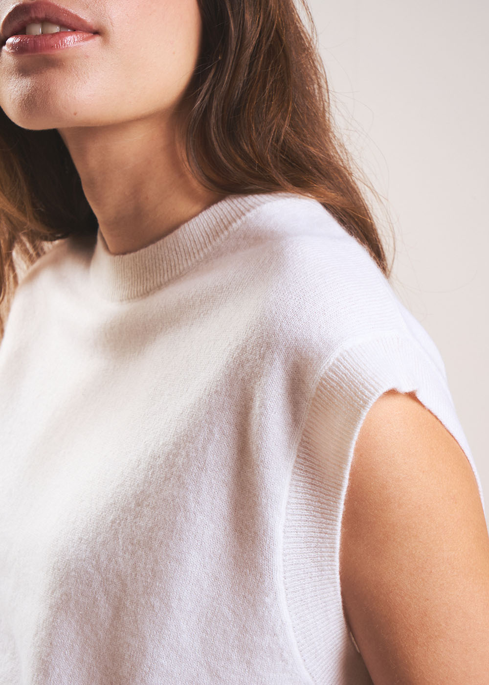 MARTANE Pull sans manches en cachemire - 2 - Sud Express - Sud Express