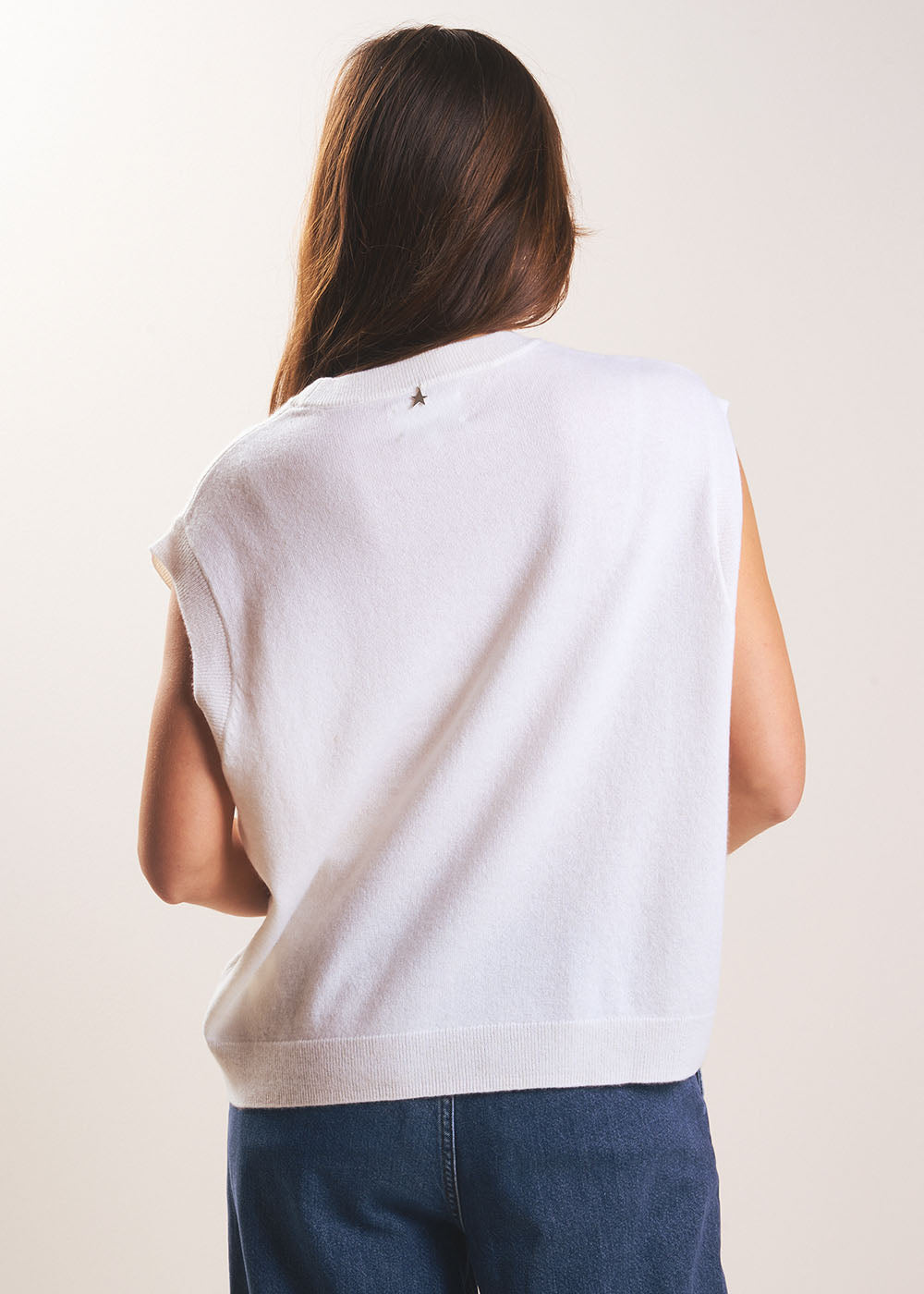 MARTANE Pull sans manches en cachemire - 3 - Sud Express - Sud Express