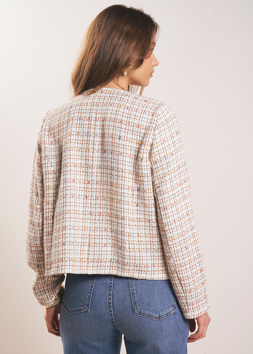 VELINA Veste structurée en tweed - 3 - Sud Express - Sud Express