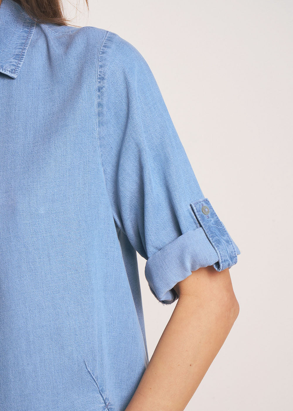 RAMYA Robe courte en denim - 4 - Sud Express - Sud Express