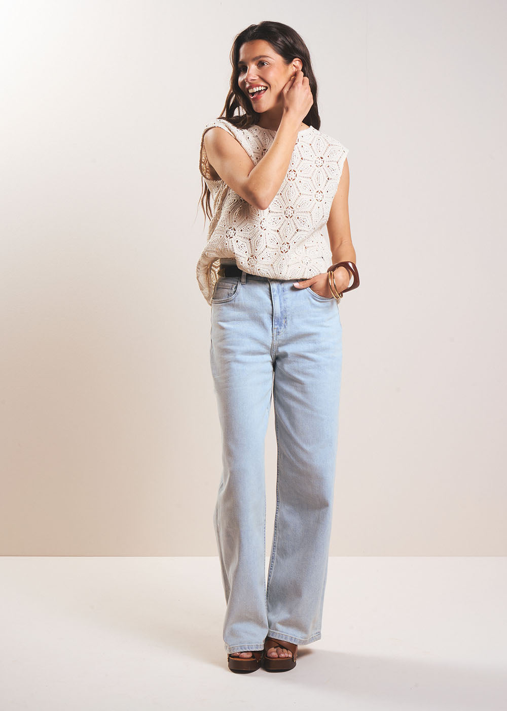 CHLOE Jean wideleg - 1 - Sud Express - Sud Express